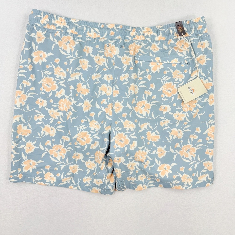 Faherty Shoreline Trunk Lined Short‎ / Size XXL Mens / Water Blossom NEW